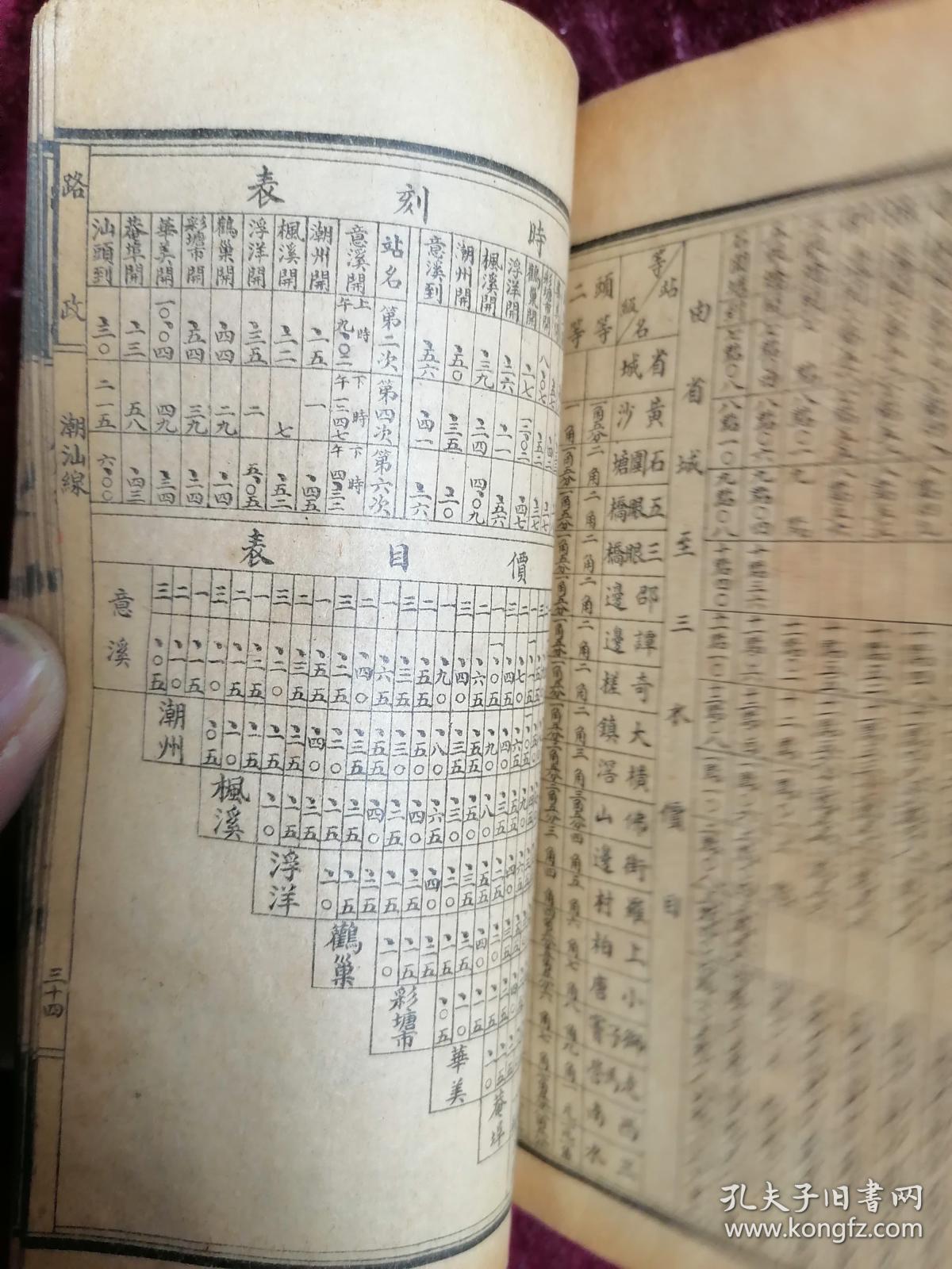 民国石印本/64开各类行业小册===路政