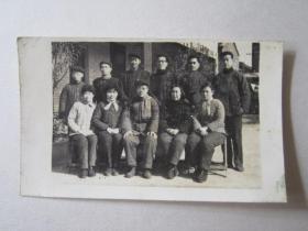 1963年2月上海正泰橡胶厂红专学校全体教师留影照片
