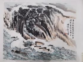 陆俨少山水