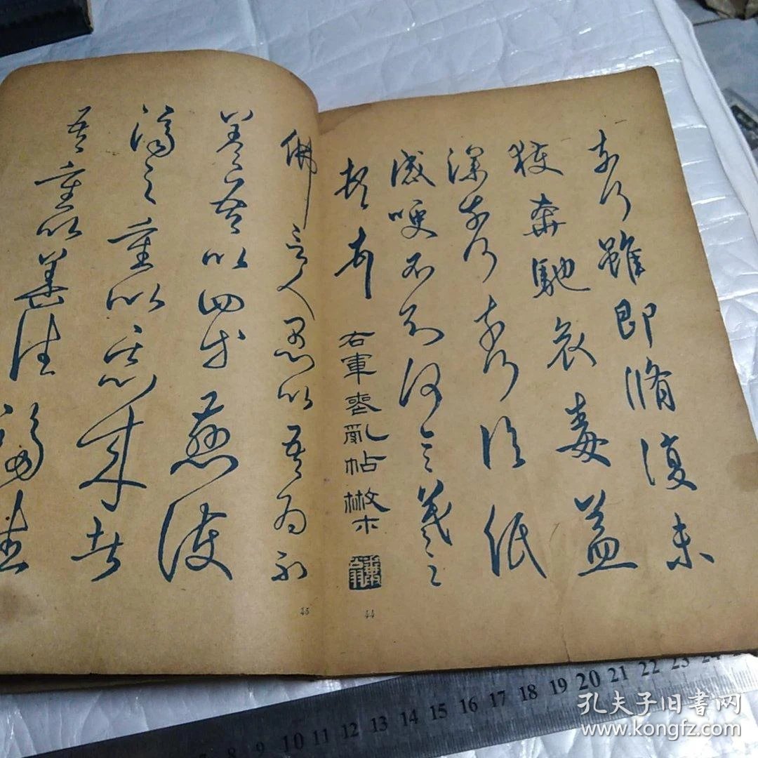 钢笔字范(1949年初版)散木 白蕉合书