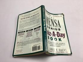英文原版 The Mensa Genius Quiz-a-day Book