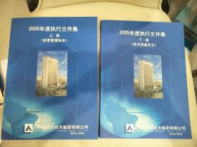 2005年度执行文件集 技术质量安全 经营管理财务  上下2册合售  中国建筑技术集团有限公司