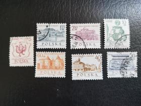 波兰邮票（历史）：1965年，华沙-7世纪。700周年 1套7枚