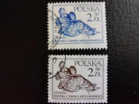 波兰邮票（艺术）：1979年和平雕塑 1套2枚