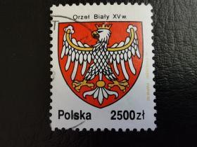 波兰邮票（历史）：1992年《白鹰的历史》，波兰国徽 1枚