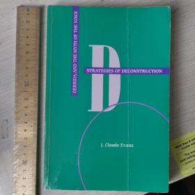 Strategies of deconstruction structurism postmodern postmodernism 解构的策略 英文原版
