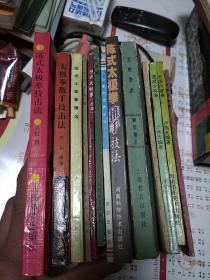 武术类书籍13本合
