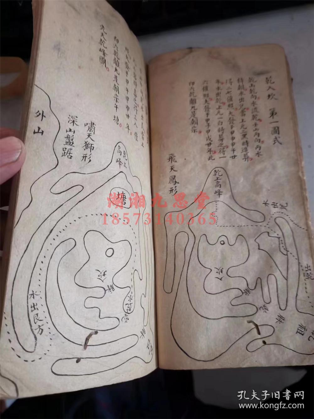 龙先后天龙向水一家骨肉八大局,32图龙向水真山妙诀定式,五星结穴秘法