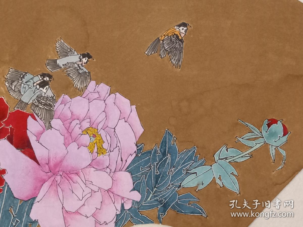 师从著名画家许标甲.