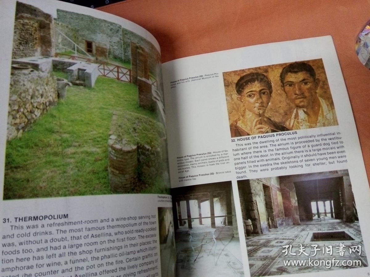 together in pompeii【英文原版】(庞贝古城)历史画册