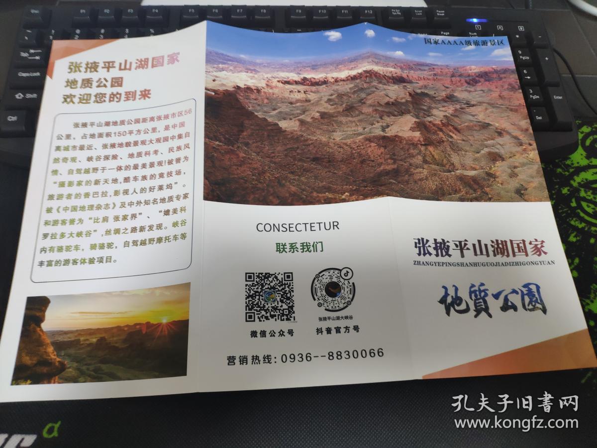 张掖平山湖国家地质公园 平山湖大峡谷 简介 孔夫子旧书网