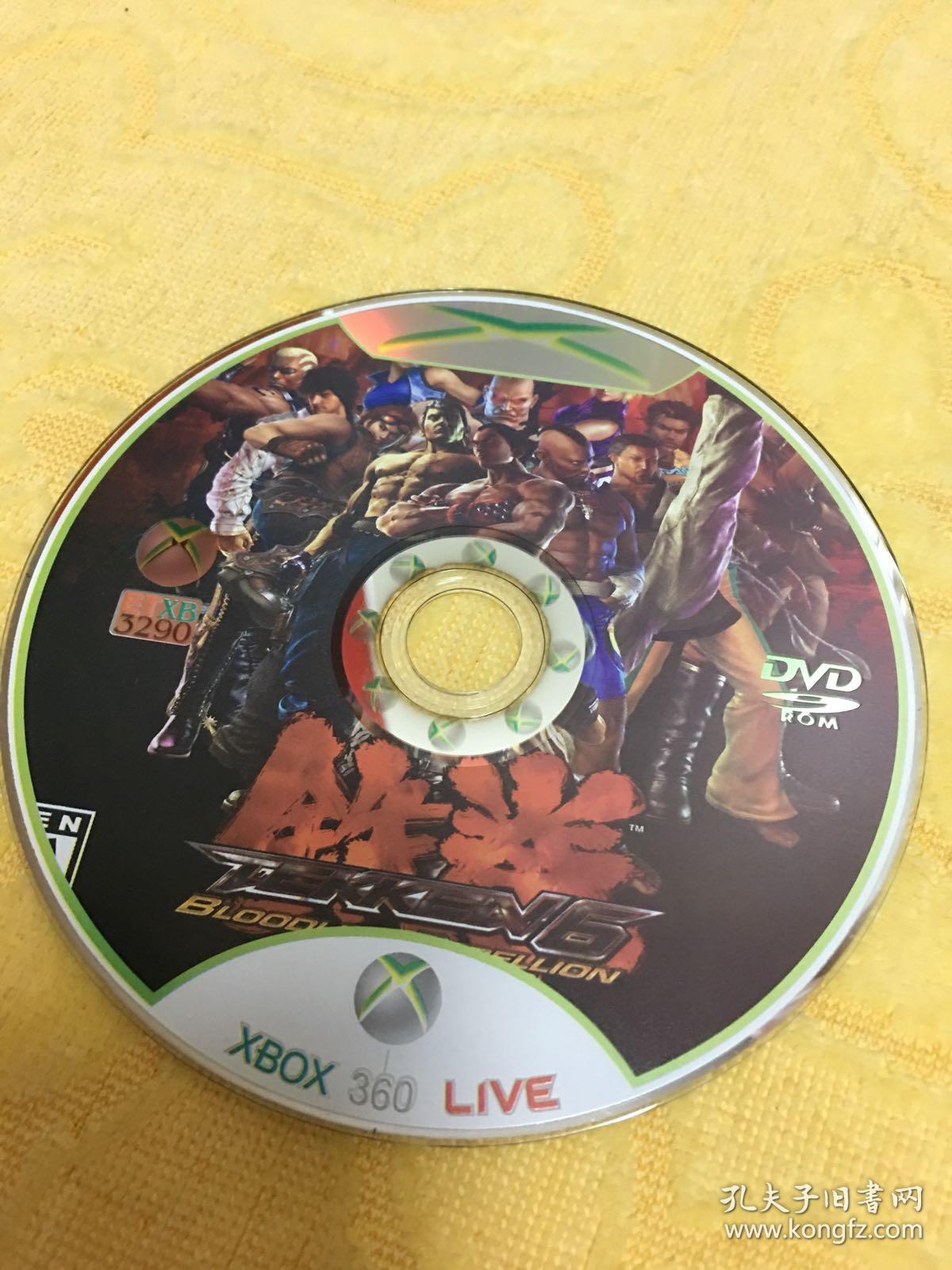 xbox360游戏 铁拳6 游戏光盘