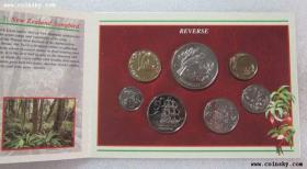 新西兰 1995年 7枚 套币 外国钱币