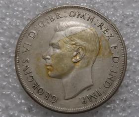 澳大利亚1937年乔治六世1克朗皇冠大银币