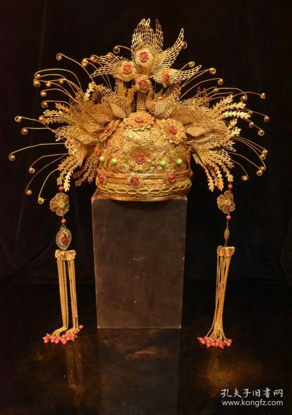 乡下收的清代贵妃帽冠