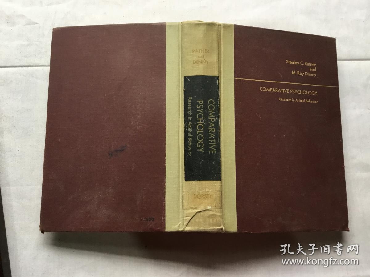 Comparative Psychology Research In Animal Behavior 动物行为的比较心理学研究 英文原版staley C Ratner And M Ray Denny著 精装 孔夫子旧书网