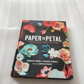 Paper to Petal：75 Whimsical Paper Flowers to Craft by Hand   纸造花瓣：75朵奇思妙想的纸花手工制作