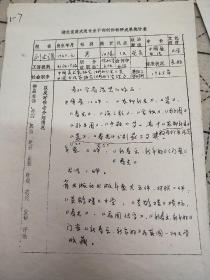 著名画家刘文谌填写创作统计表