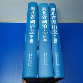 湖北省湖泊志（上中下全三册）