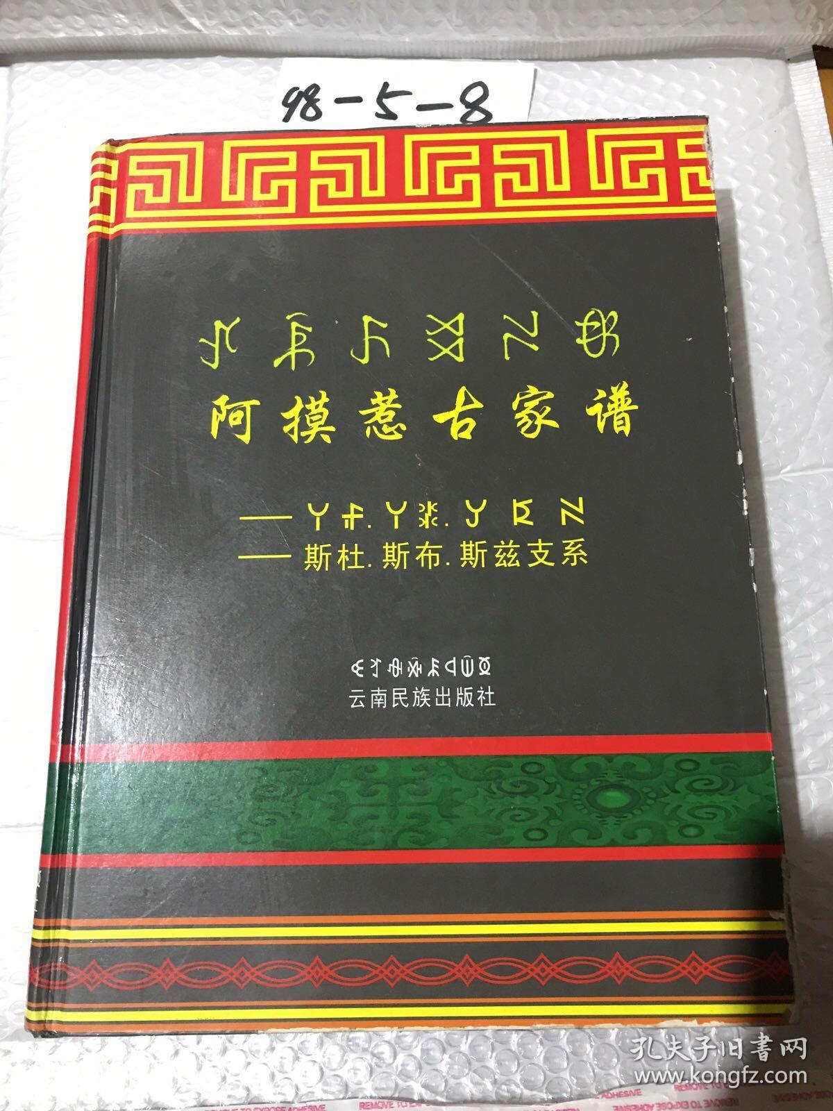 阿摸惹古家谱 斯杜 斯布 斯兹支系 汉彝
