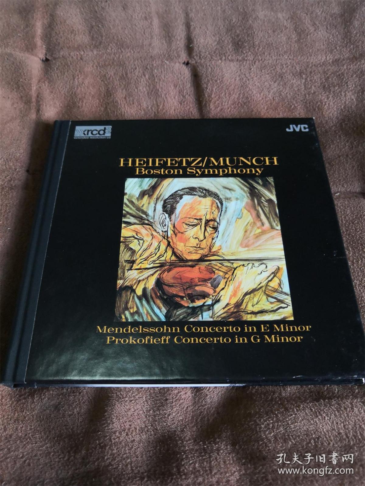 Tas上榜名盘九鬼jvc 门德尔松 普罗科菲耶夫 小提琴协奏曲 海菲兹heifetz Xrcd2 日首版 孔夫子旧书网