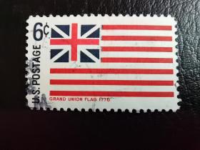 美国邮票（历史）：1988年优胜美地国旗 1枚