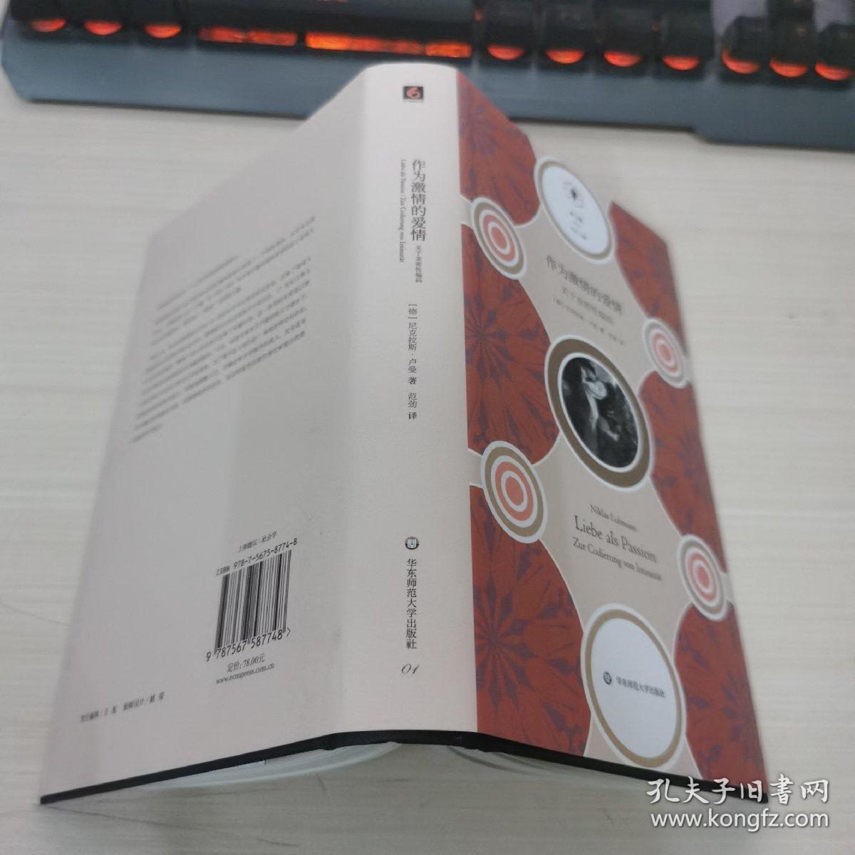 作为激情的爱情:关于亲密性编码("快与慢"文丛,社会学家卢曼讲述爱情