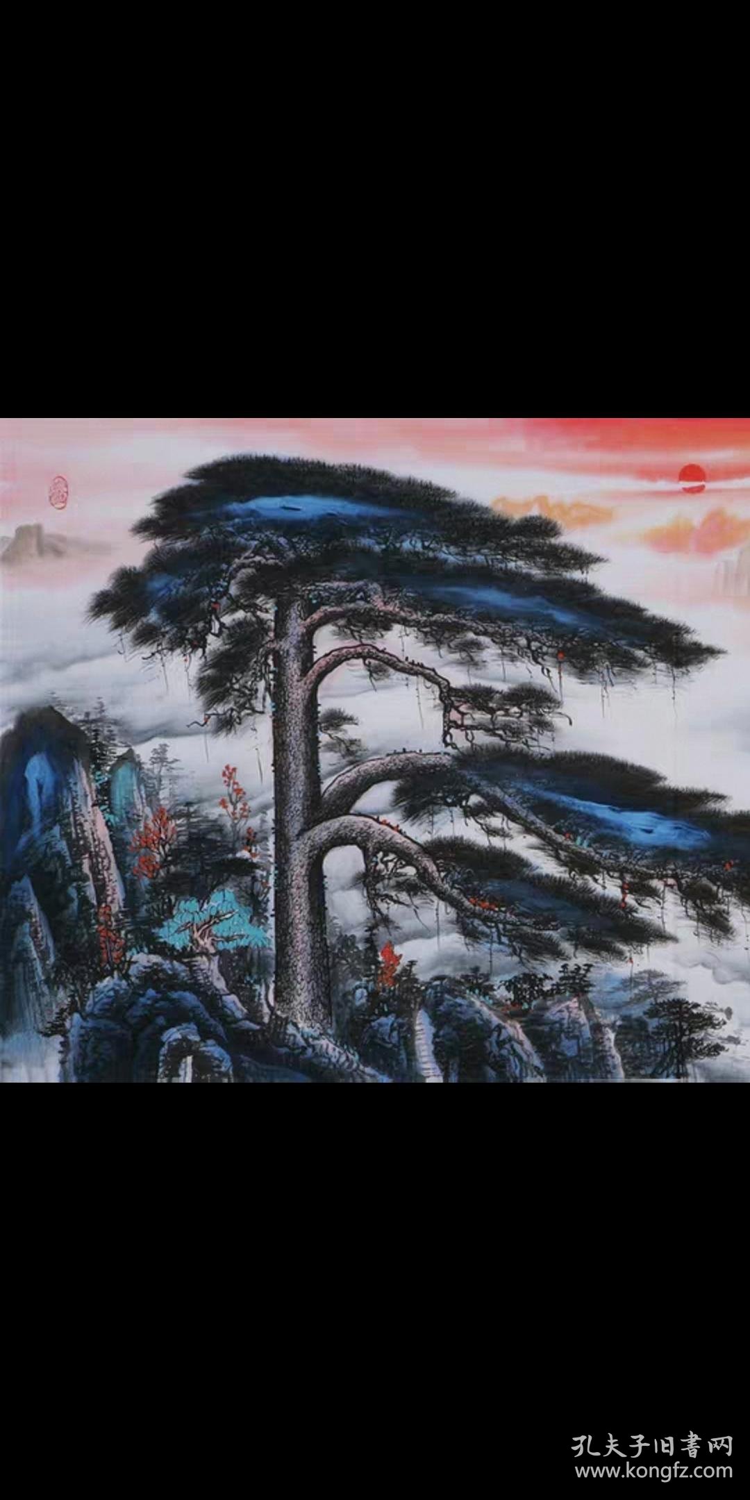 名家吕少华山水国画横幅纯手绘