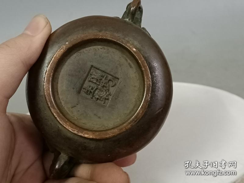 乡下收的陈巧生铜香炉