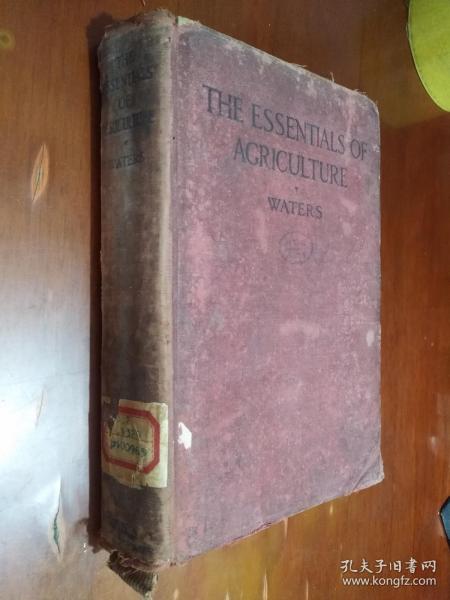 THE ESSENTIALS OF AGRICULTURE  BY HENRY JACKSON WATERS（1915年）
