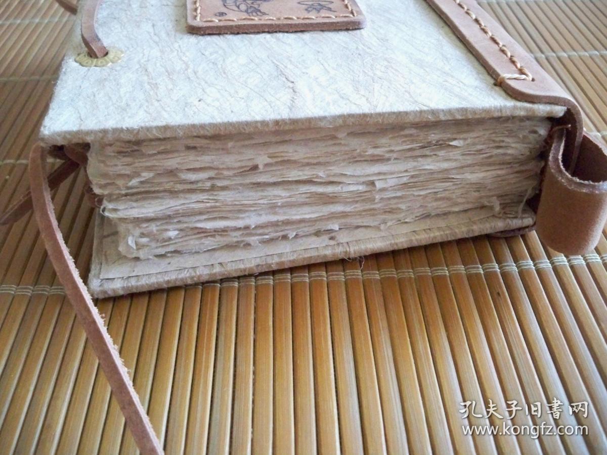 东巴纸笔记本 毛边