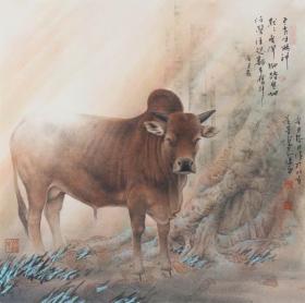 天来堂◆格外牛蓝健康◆斗方四尺牛