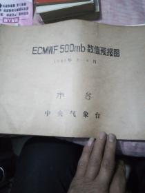 ECMWF500Mb数值预报图，1983年3一4月