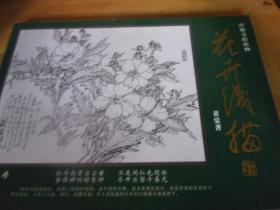 珍稀奇特植物 花卉线描  黄棠签赠本