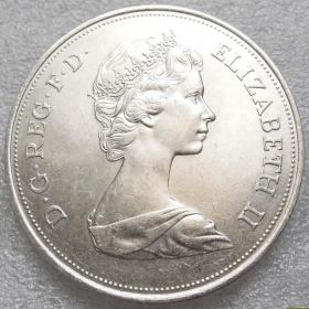 古钱币，老钱币，英国1克朗，英国1972年1克朗 38.5mm 外国硬币，正品保真，非常稀有难得，意义深远，可谓古钱币收藏的珍品，孤品，神品