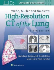 预订 High-Resolution CT of the Lung肺部高分辨率CT，第6版，英文原版