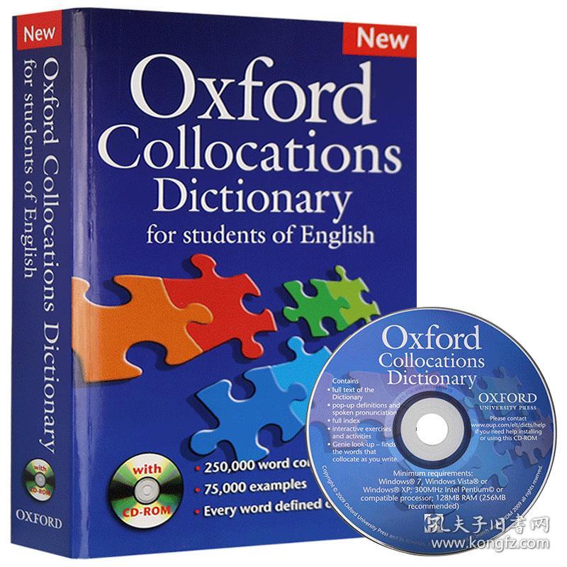 牛津英语搭配英英词典字典英文原版oxford Collocations Dictionary Of English 雅思托福出国留学考试用书正版进口书籍 孔夫子旧书网 牛津英语搭配英英词典字典英文原版oxford Collocations Dictionary Of English 雅思托福出国留学考试用书正版进口书籍 孔夫子旧书网