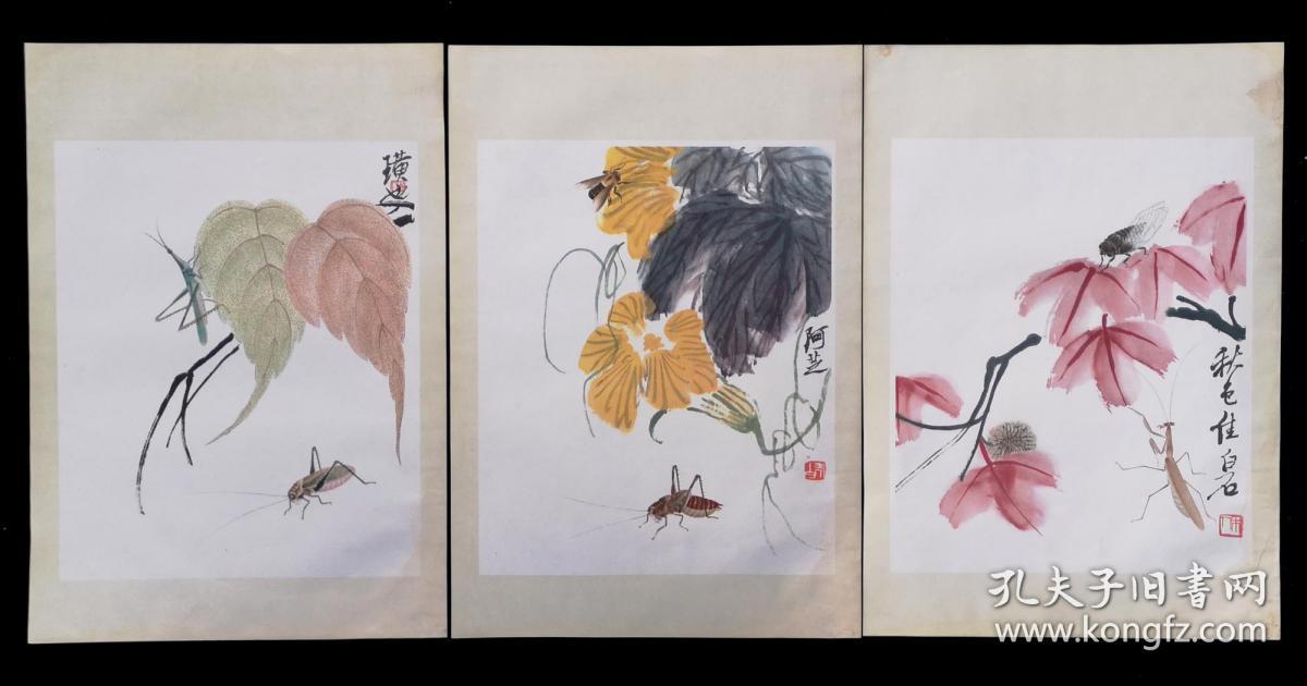 1956年白石老人画册(册页)