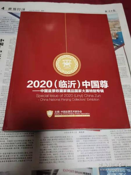 中国盆景赏石 2020临沂中国尊 一厚册