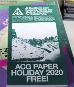 ACG PAPER HOLIDAY 2020 FREE 英文