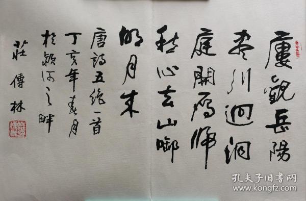 阜阳著名书法家 庄传林 册页精品