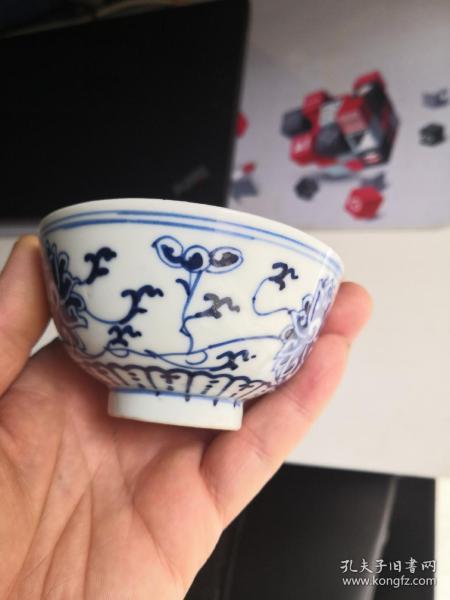 旧藏转让,清晚期光绪玉字款宝相花纹茶园