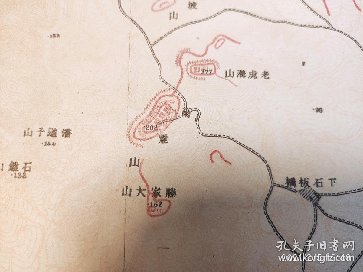 旅顺口水师营东鸡冠山望台炮台二零三高地日露日俄战争地图