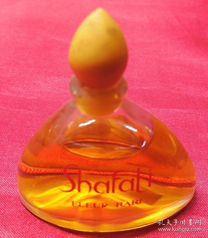 旧瓶90年代香港购正品shafali香水原装带原香液桃子状盖玻璃瓶子 保