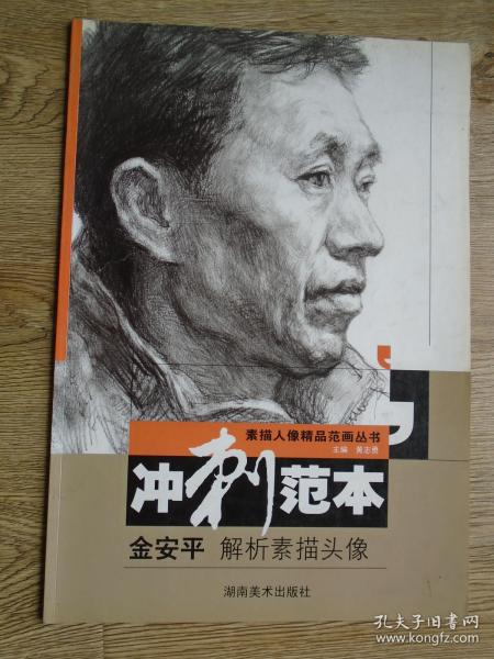 素描 人像精品范画丛书 冲刺范本 金安平解析 素描