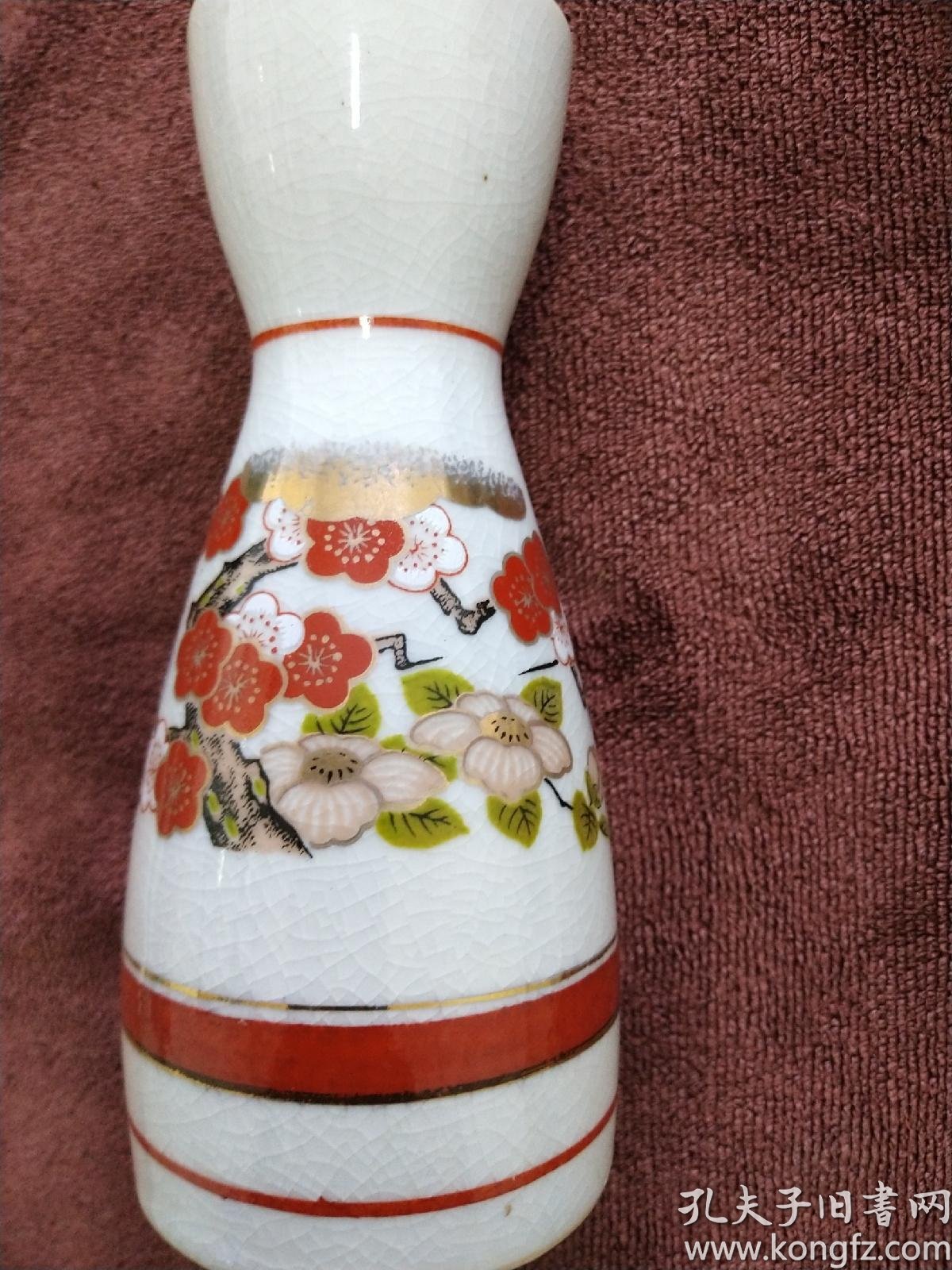 日本昭和时期九谷烧老酒壶