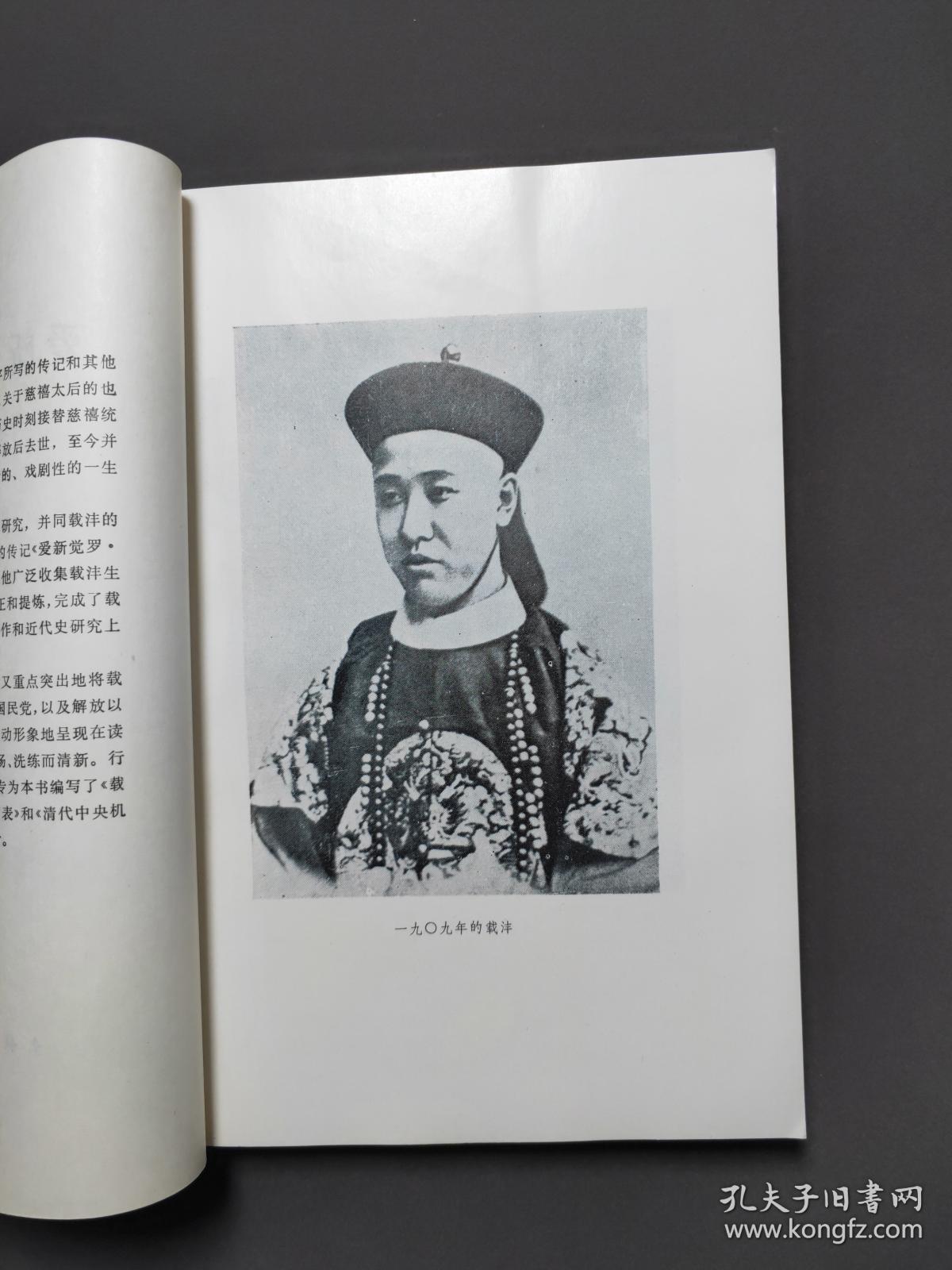 爱新觉罗载沣清末监国摄政王