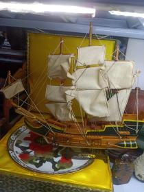 帆船模型（总长36，高33。）