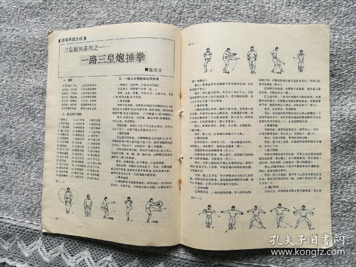 大成拳连环计法后六式.临阵擒拿法(二.一路三皇炮捶拳.虎爪劲擒拿手.