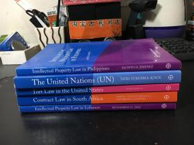 Tort Law in the United States/Intellectual Property Law/the United Nations/Contract Law in South Africa/intellectual property law in lebanon 美国侵权法、知识产权法等 (五册合售)